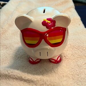 Fun Piggy Bank with Sunglasses